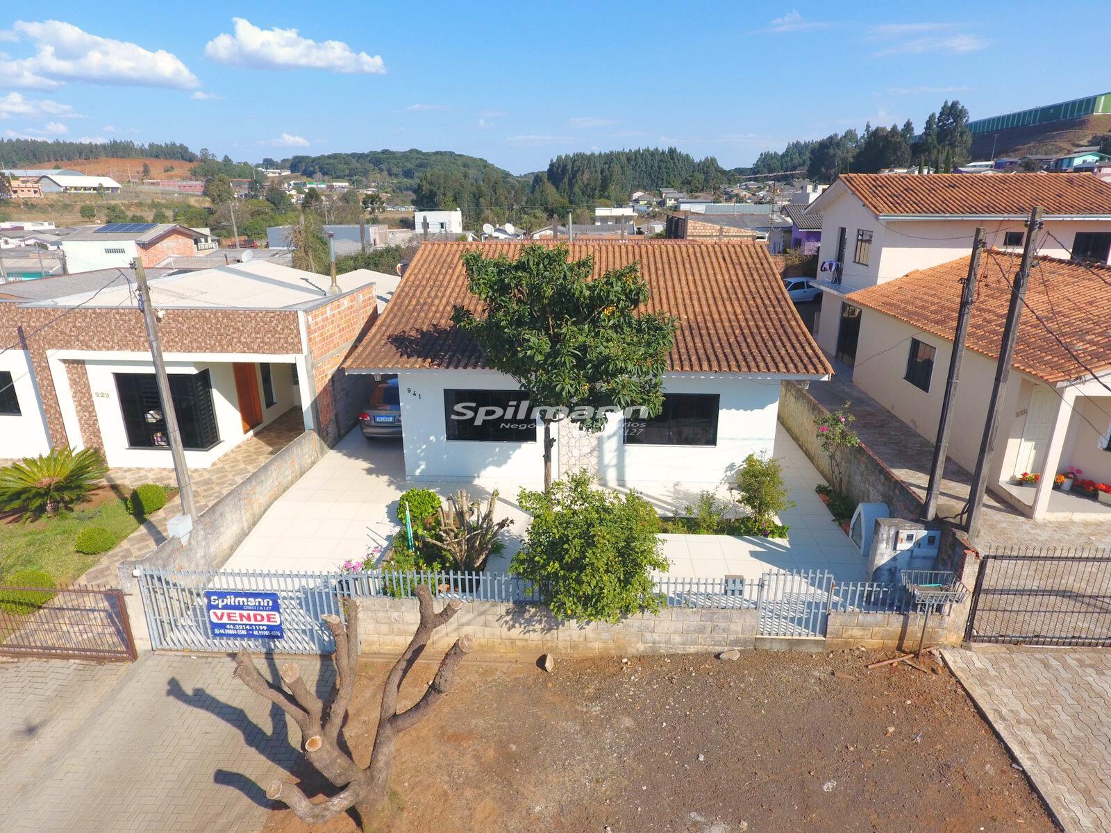 IMÓVEL COM 2 CASAS ALVENARIA MEDINDO 174.40 m  total - BAIRRO DIVINO - PALMAS PR