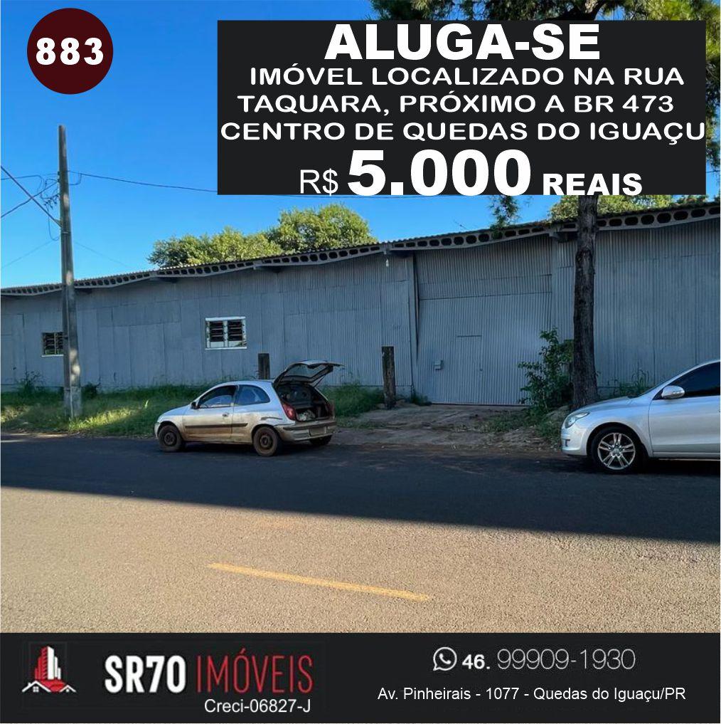 Barraco para locao, CENTRO, QUEDAS DO IGUACU - PR