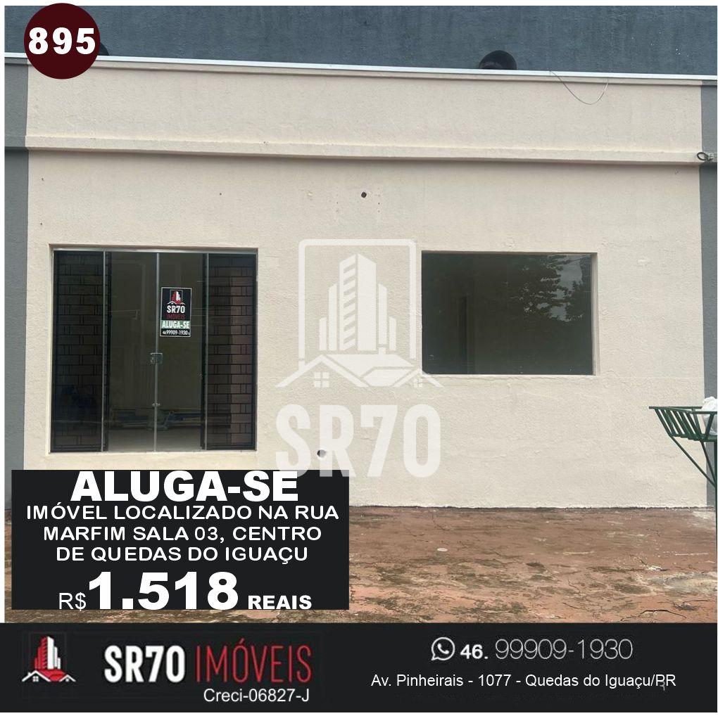 Sala Comercial para locao, CENTRO, QUEDAS DO IGUACU - PR