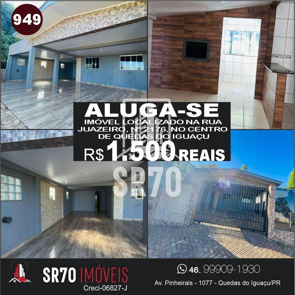 Casa com 4 dormitrios para locao, PARDAIS, QUEDAS DO IGUACU - PR