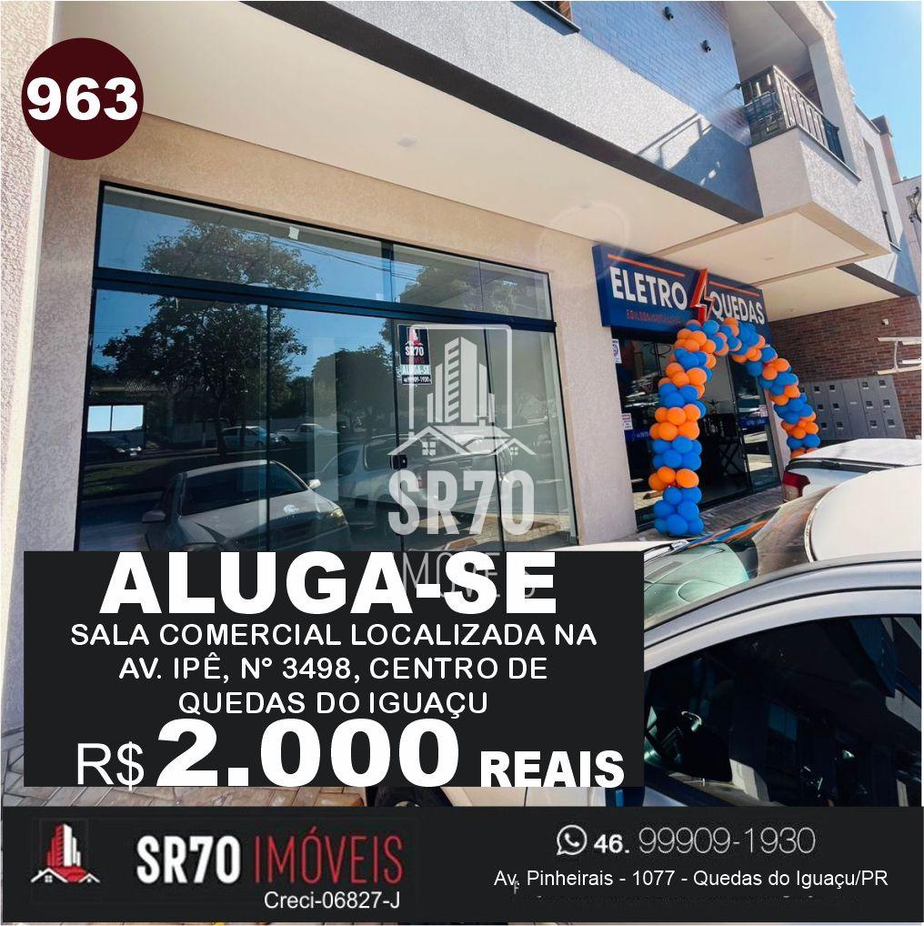 Sala Comercial para locao, CENTRO, QUEDAS DO IGUACU - PR