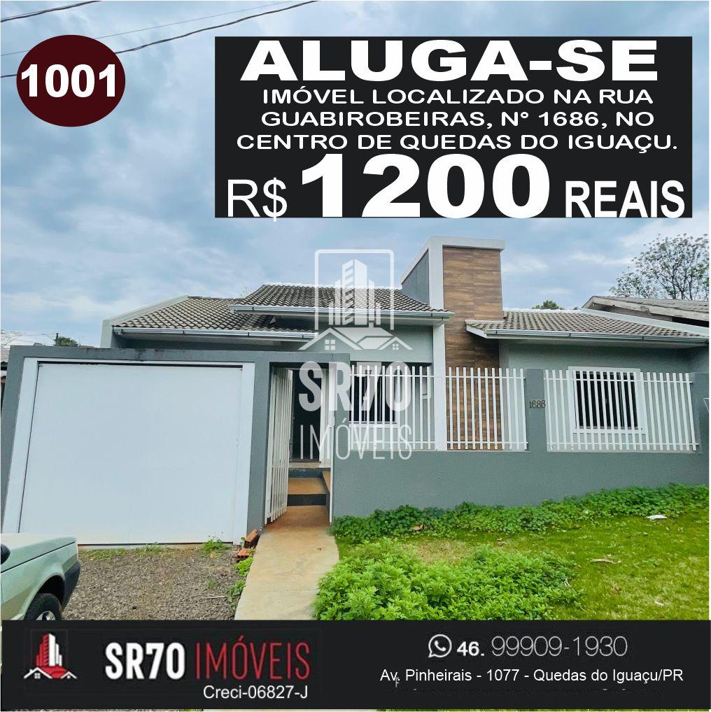 Imvel de alvenaria contendo 3 quartos, sala, banheiro, cozinha, lavanderia e garagem. Localizado na