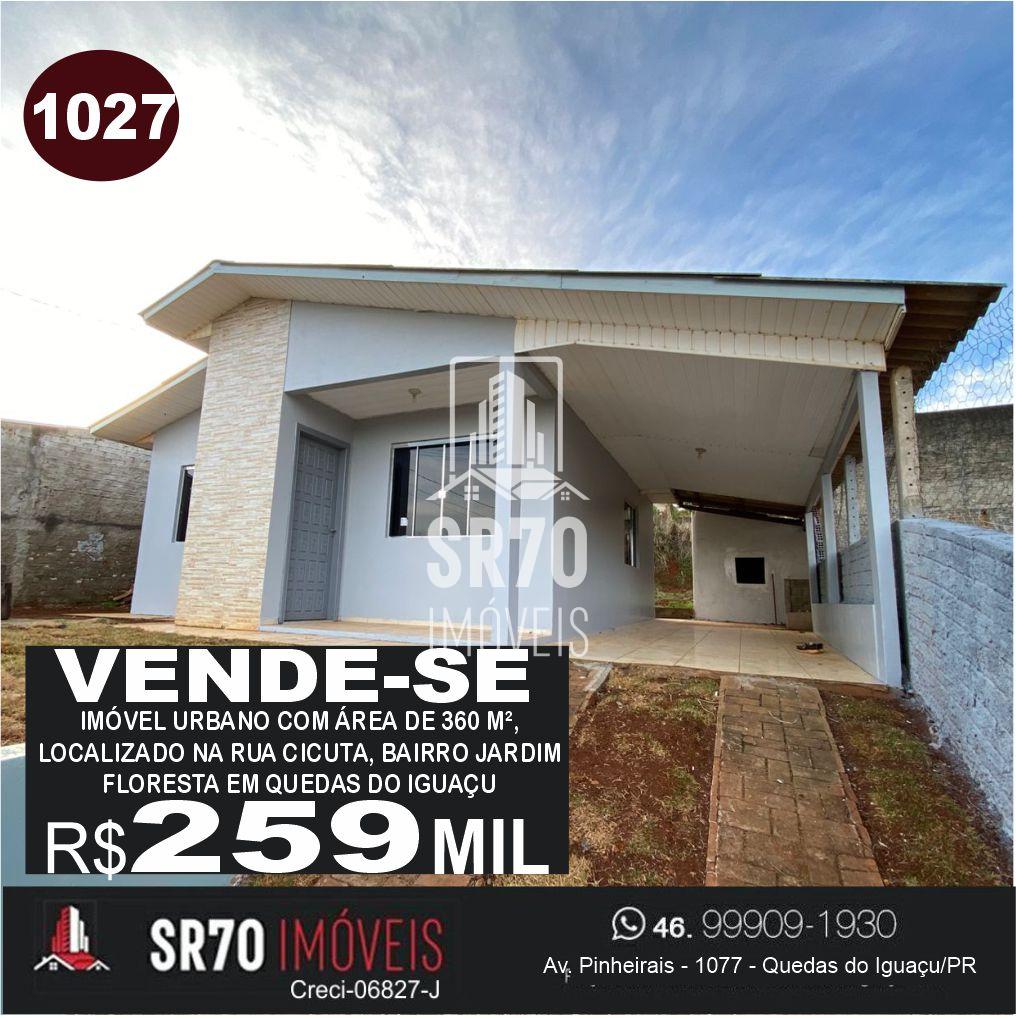 Imvel a venda bairro Jardim Floresta em Quedas do Iguau.
