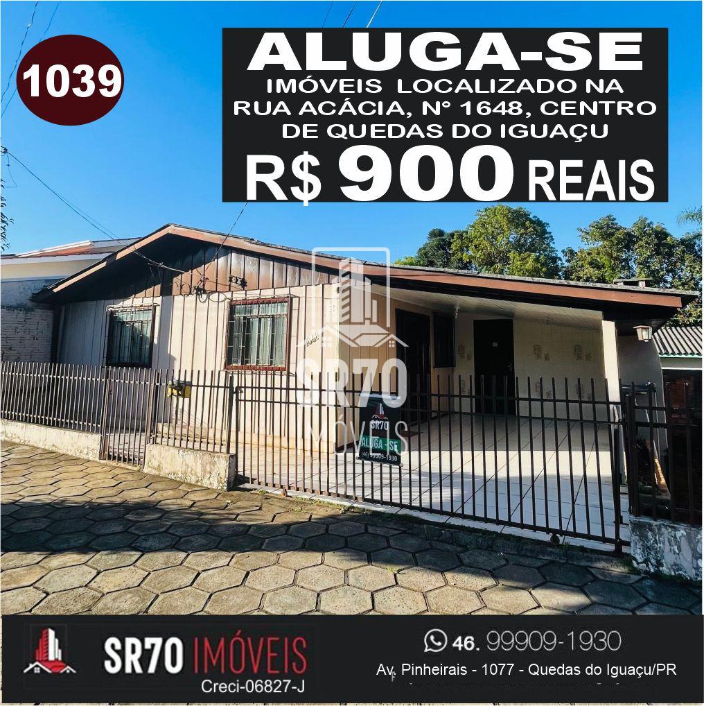 Aluga-se Imvel misto contendo dois quartos, sala, cozinha, banheiro, lavanderia e garagem.