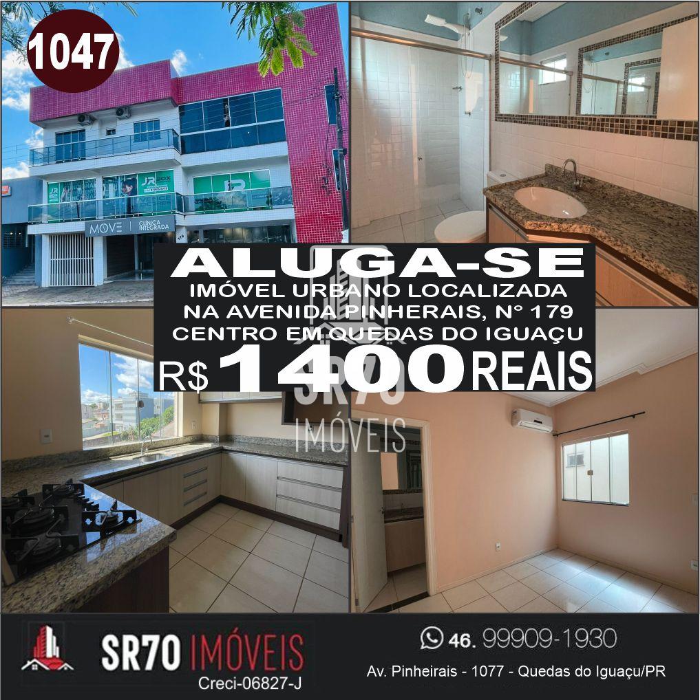 Aluga-se apartamento semi mobiliado no Centro de Quedas do Iguau.