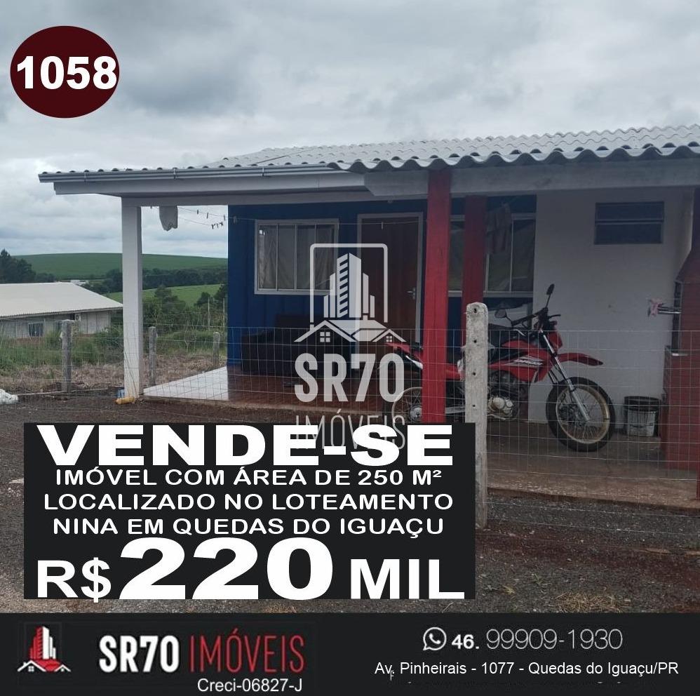 Casa  venda, NINA, QUEDAS DO IGUACU - PR