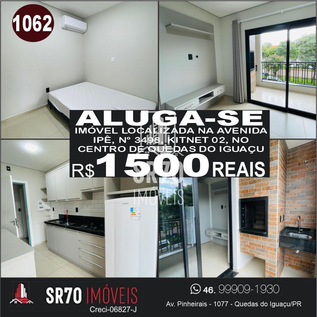 Aluga-se kitnet toda mobiliada no Centro da cidade de Quedas do Iguau.