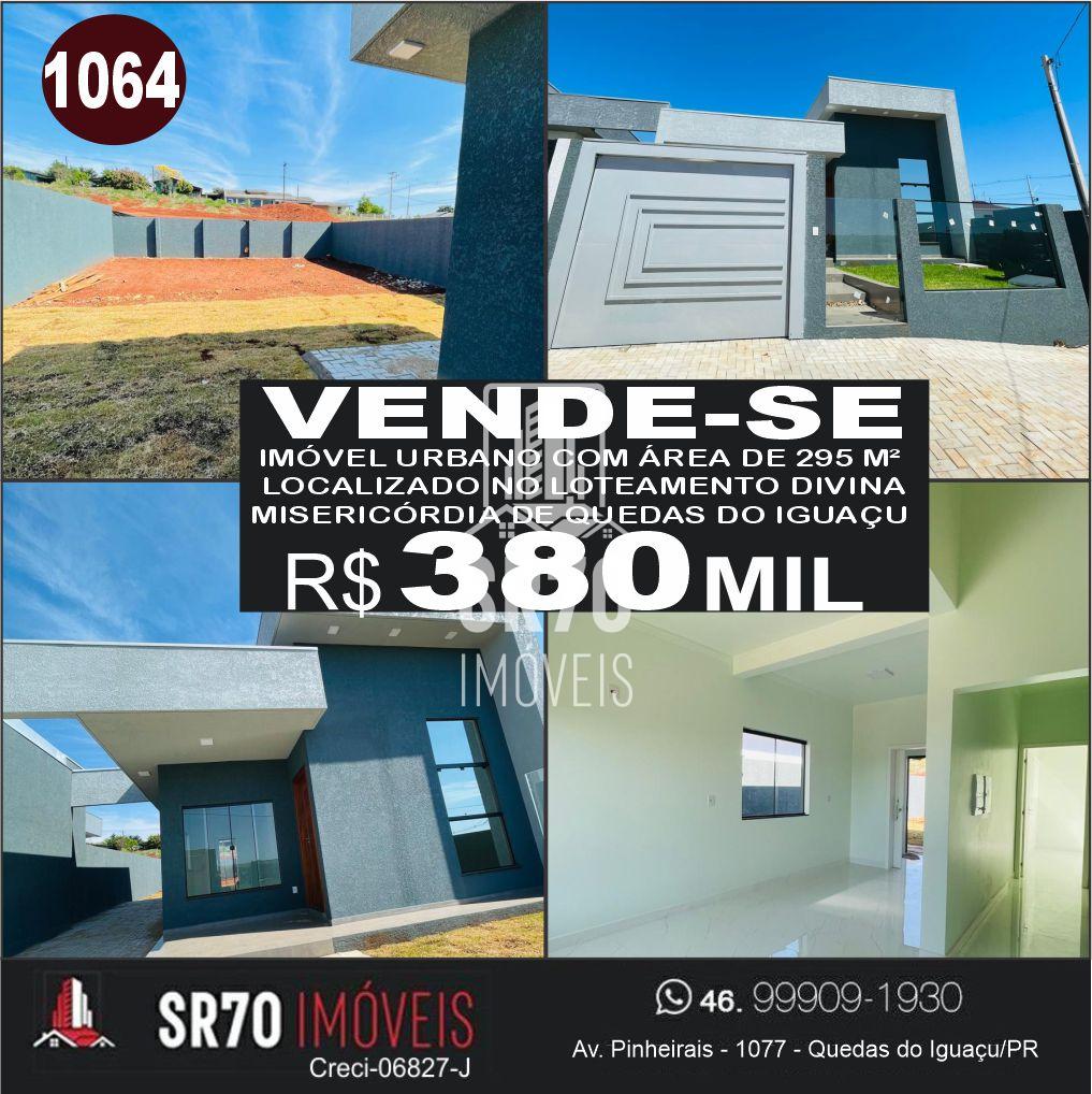 Casa com 2 dormitrios  venda, QUEDAS DO IGUACU - PR