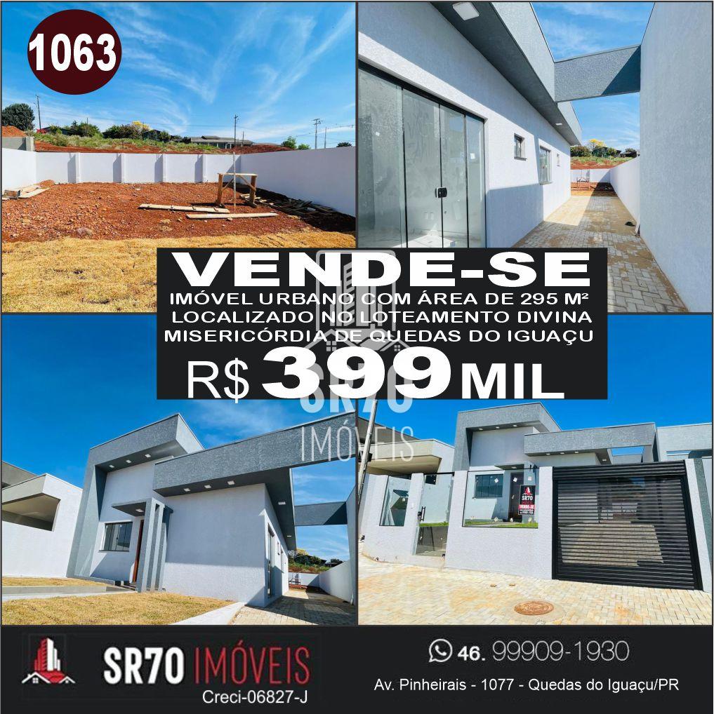 Casa com 2 dormitrios  venda, QUEDAS DO IGUACU - PR