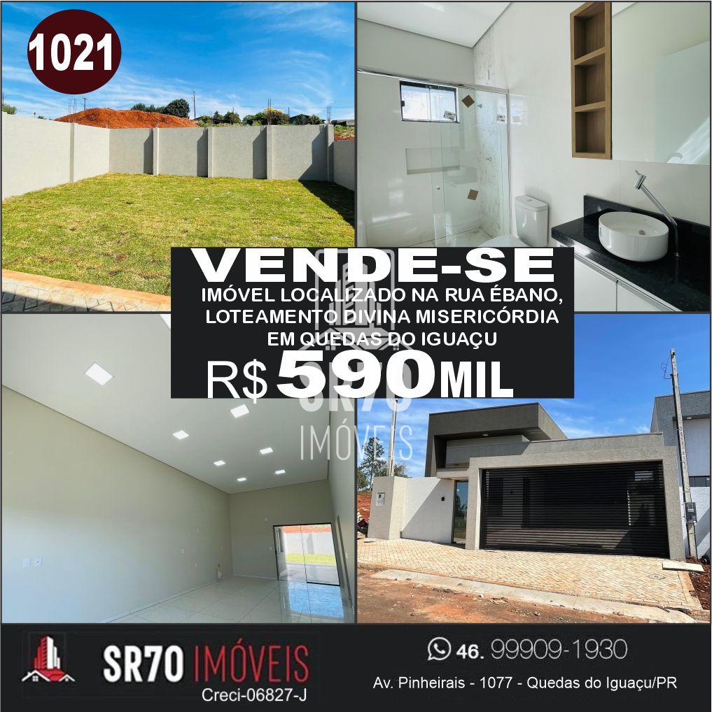 Casa com 3 dormitrios  venda, QUEDAS DO IGUACU - PR