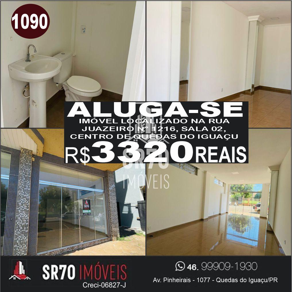 Im�vel comercial para loca��o no Centro de Quedas do Igua�u.