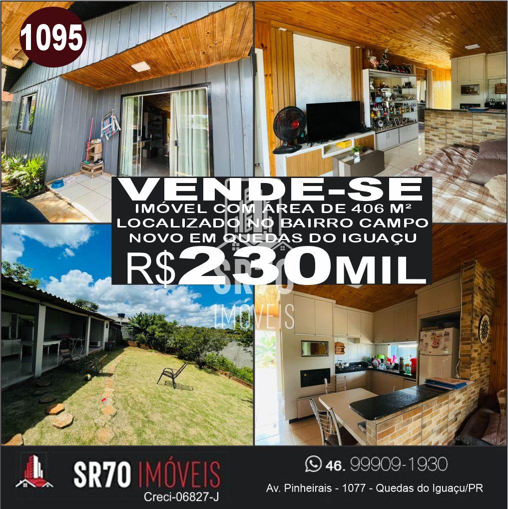 Im�vel a venda no bairro Campo Novo em Quedas do Igua�u.