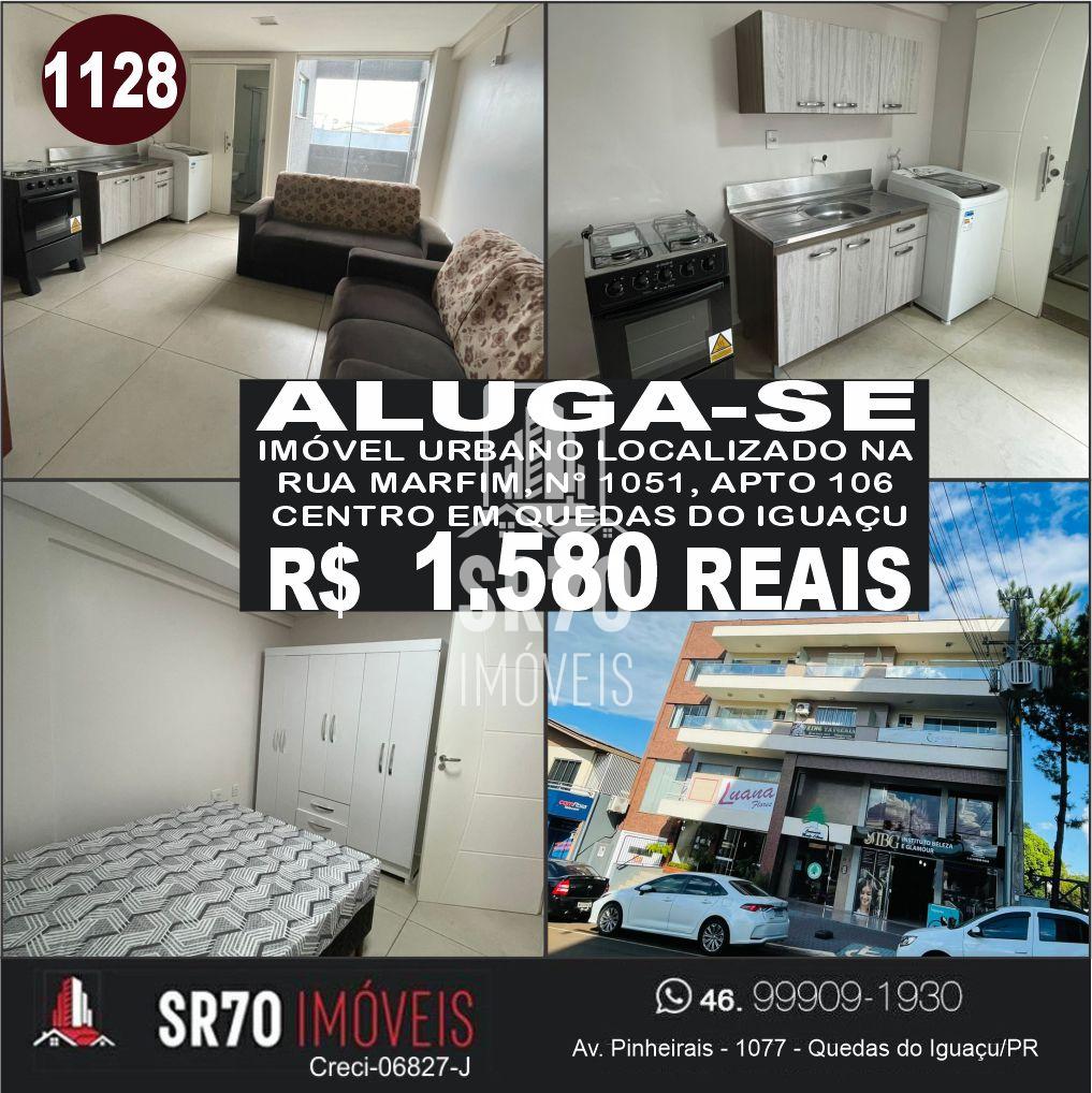 Aluga-se kitnet semi mobiliada localizada no Centro de Quedas do Igua�u 