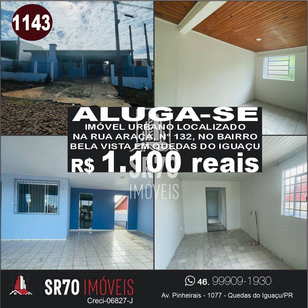 Aluga-se casa com tr�s quartos