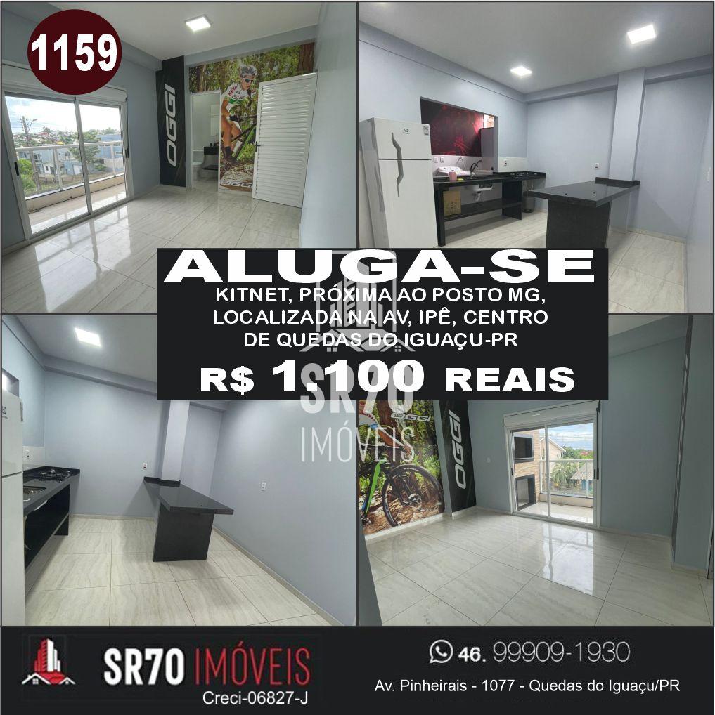 Quitinete com 1 dormit�rio para loca��o, CENTRO, QUEDAS DO IGUACU - PR