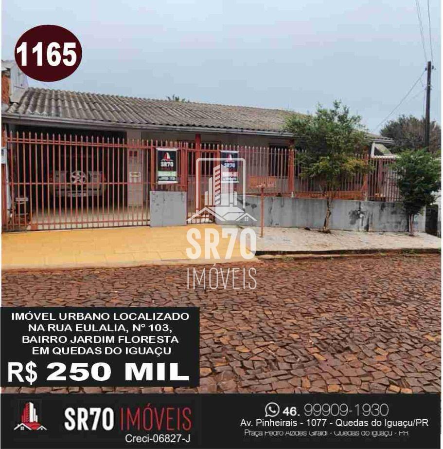 Casa com 3 dormit�rios � venda, JARDIM FLORESTA, QUEDAS DO IGUACU - PR
