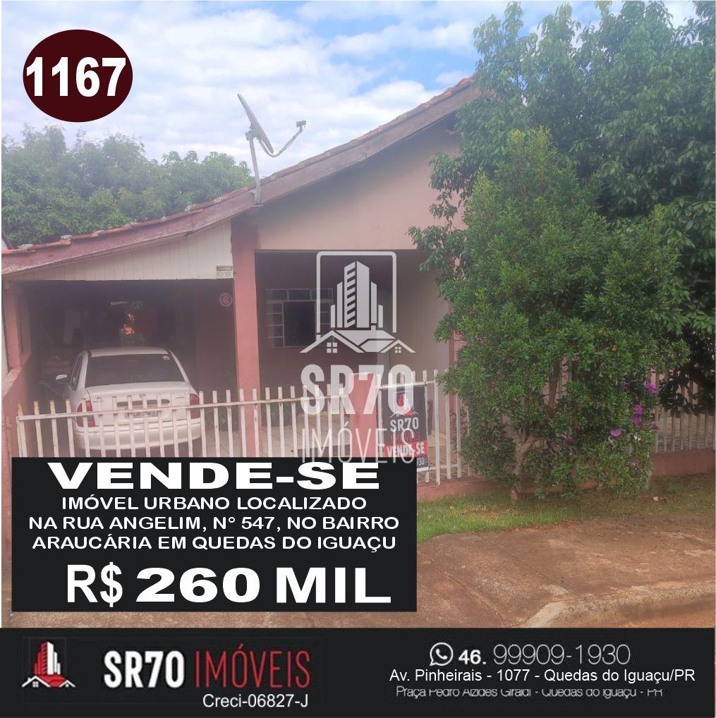 Casa com 2 dormit�rios � venda, MORADIAS ARAUCARIAS, QUEDAS DO IGUACU - PR
