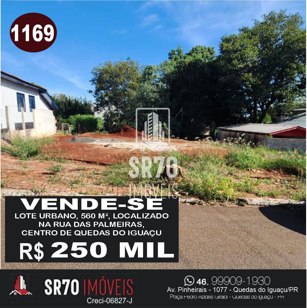 Lote � venda, CENTRO, QUEDAS DO IGUACU - PR