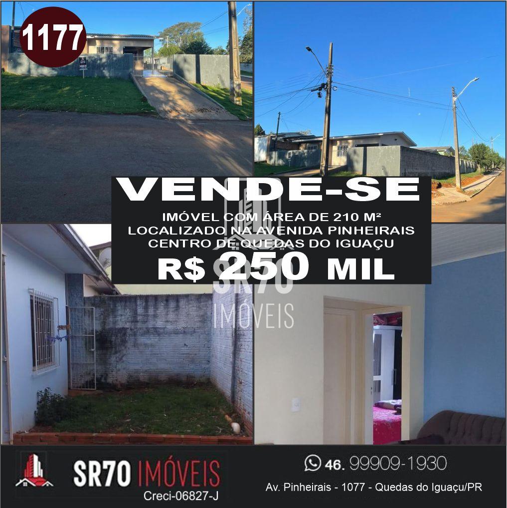 Casa com 2 dormit�rios � venda, CENTRO, QUEDAS DO IGUACU - PR