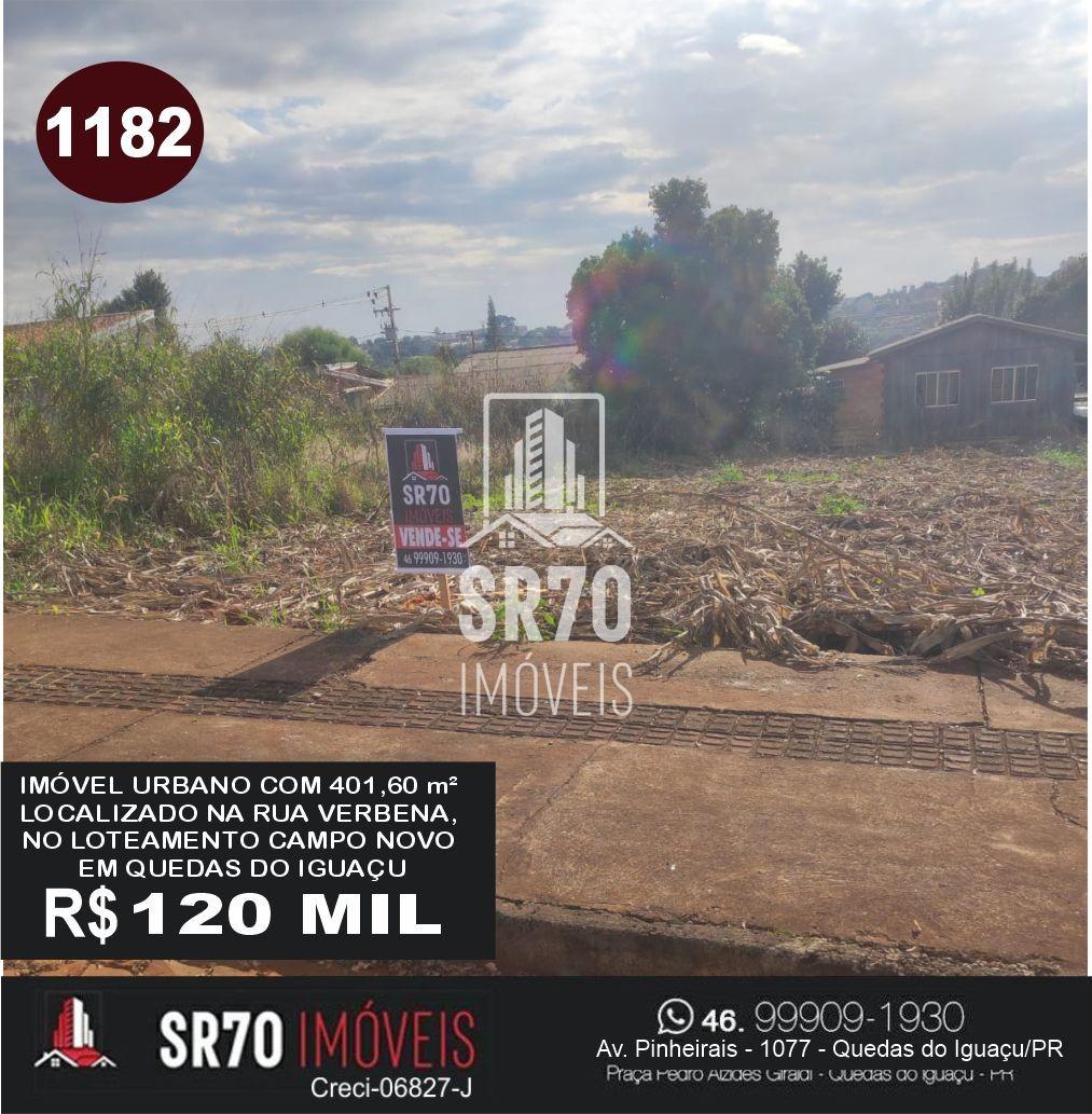 Lote � venda, CAMPO NOVO, QUEDAS DO IGUACU - PR