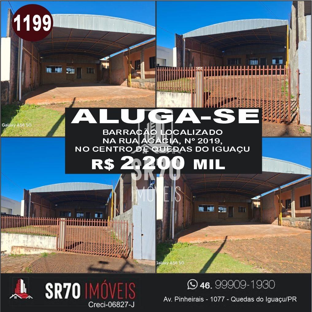 Barrac�o para loca��o, CENTRO, QUEDAS DO IGUACU - PR