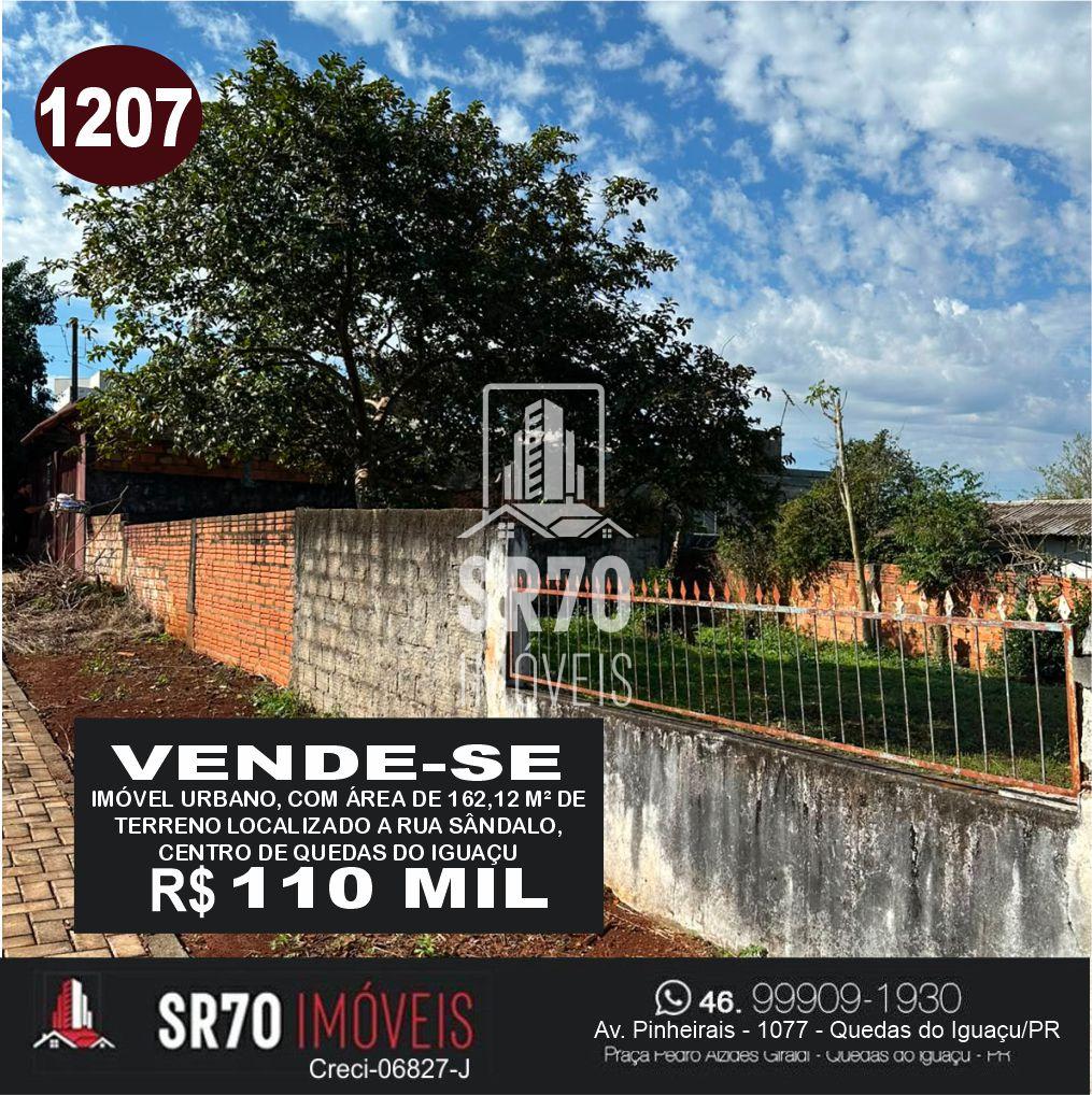 Lote � venda, CENTRO, QUEDAS DO IGUACU - PR
