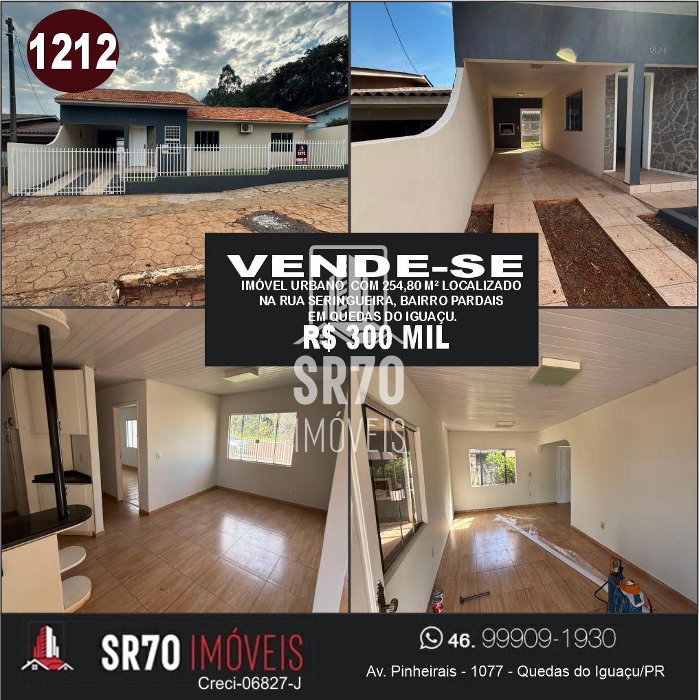 Casa com 2 dormit�rios � venda, PARDAIS, QUEDAS DO IGUACU - PR