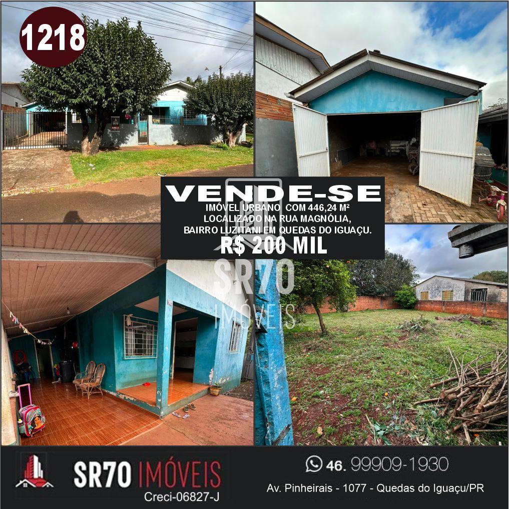 Casa com 4 dormit�rios � venda, LUZITANI, QUEDAS DO IGUACU - PR