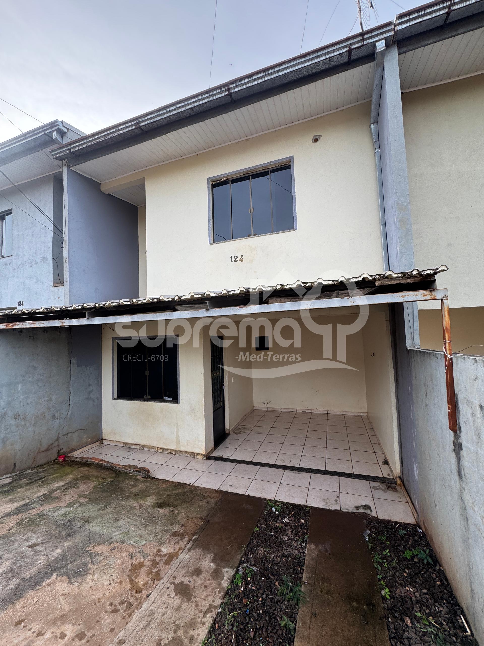Sobrado geminado, Bairro Jardim Irene, MEDIANEIRA - PR