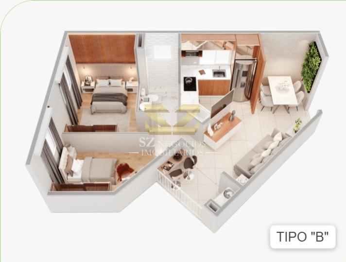 APARTAMENTO À VENDA NO  CONDOMÍNIO RESIDENCIAL WATERFALLS VILA PEROLA, FOZ