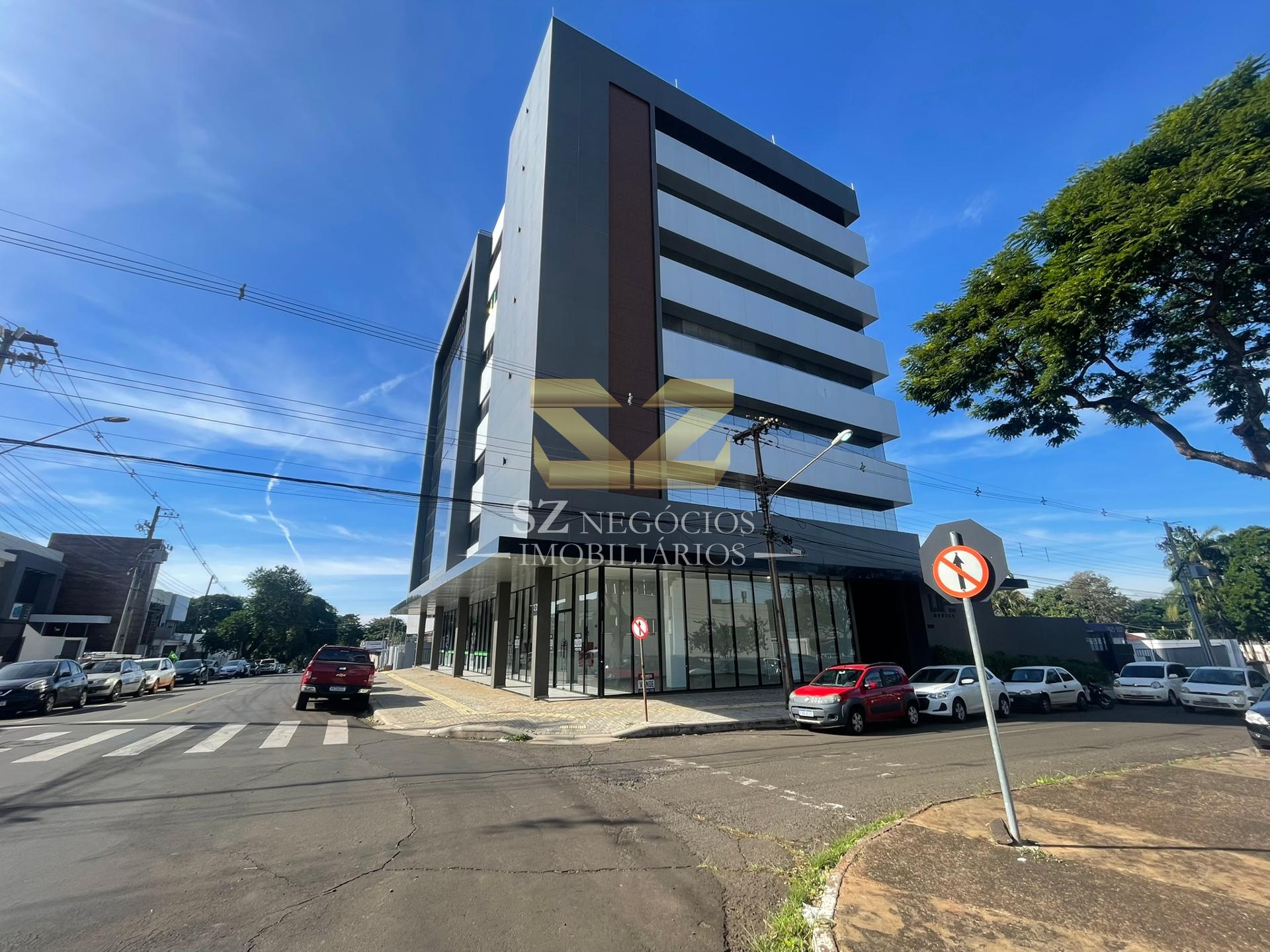 Salas comerciais para locação no Edifício LIFE, no centro de Foz do Iguaçu.