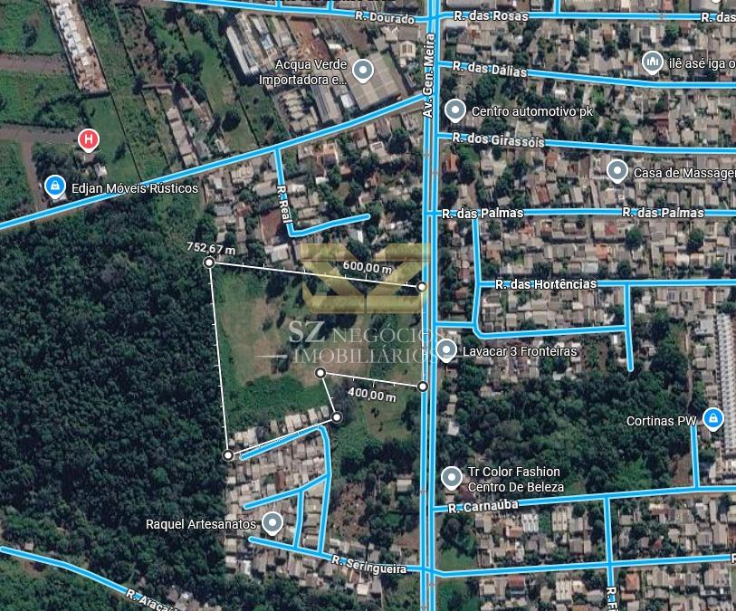 ÁREA À VENDA DE 26.216M², PORTO MEIRA - FOZ DO IGUAÇU - PR