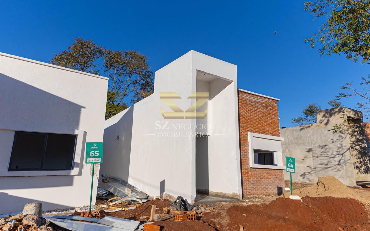 CASAS À VENDA COM 2 E 3 DORMITÓRIOS CONDOMÍNIO ARBOLIA, KM8 CIUDAD DEL ESTE - PARAGUAI