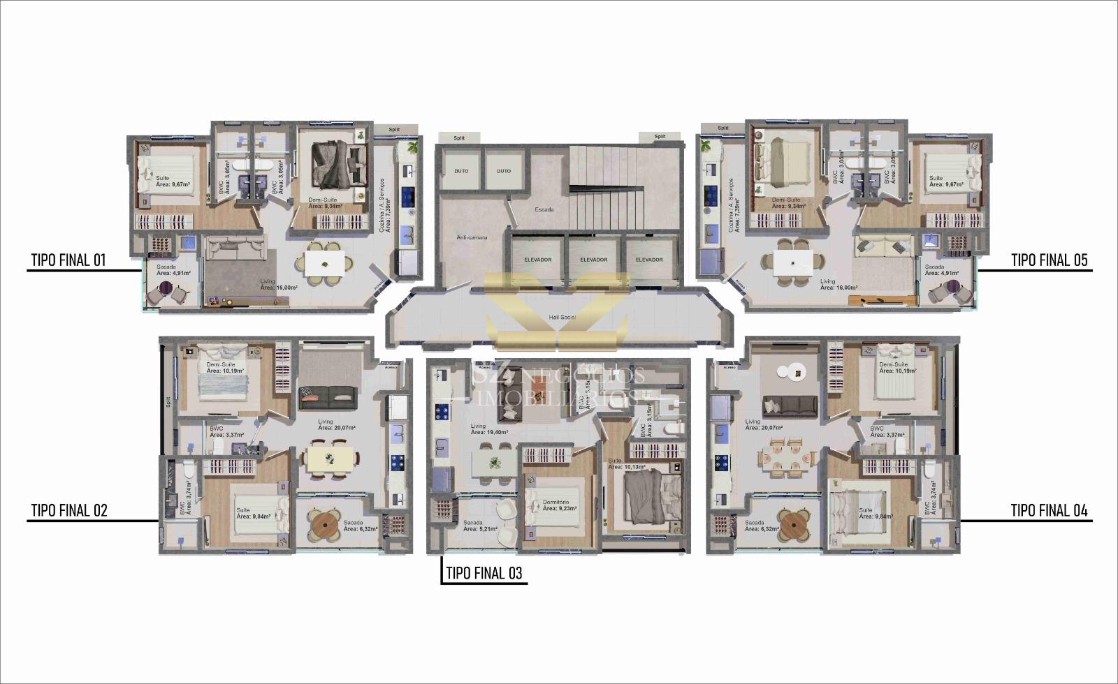APARTAMENTO EM CONSTRUÇÃO À VENDA, ITAPEMA DO NORTE, ITAPEMA - SC