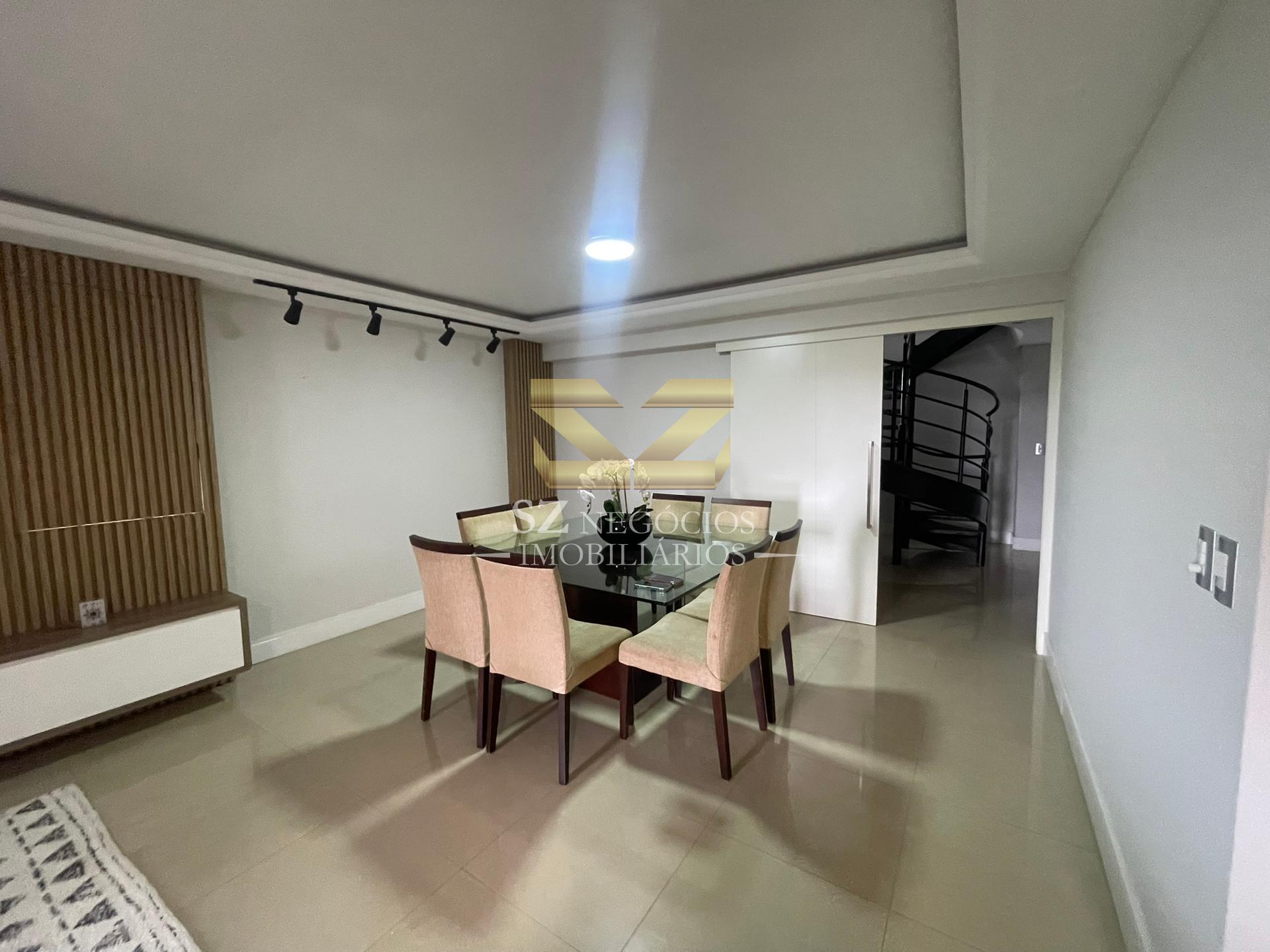 Cobertura Duplex Mobiliada para locação no Edifício Residencial Fernanda, Centro Foz do Iguaçu - Pr.