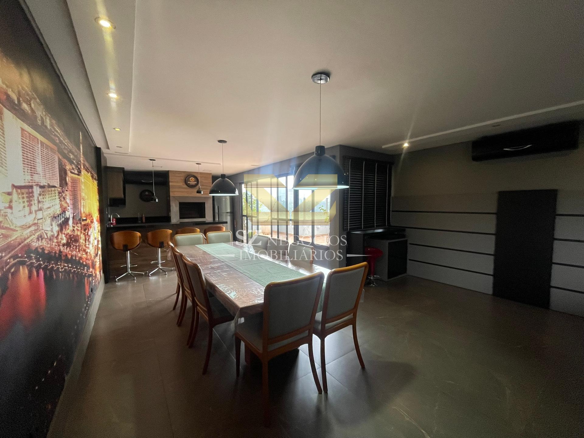 Cobertura Duplex Mobiliada para locação no Edifício Residencial Fernanda, Centro Foz do Iguaçu - Pr.