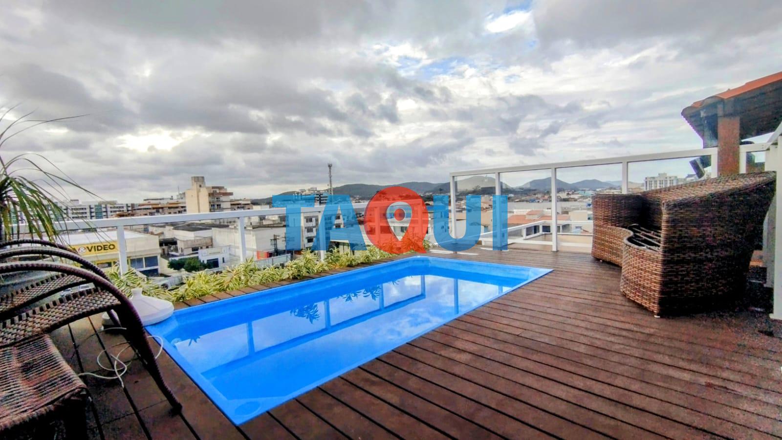 Cobertura à venda, 4 quartos com piscina Vila Nova, CABO FRIO - RJ