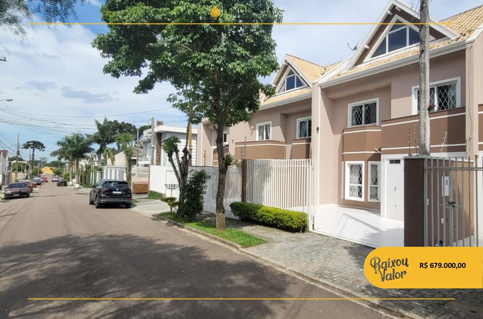 Sobrado com 3 quartos à venda,147.80 m2, Boqueirão, CURITIBA - PR