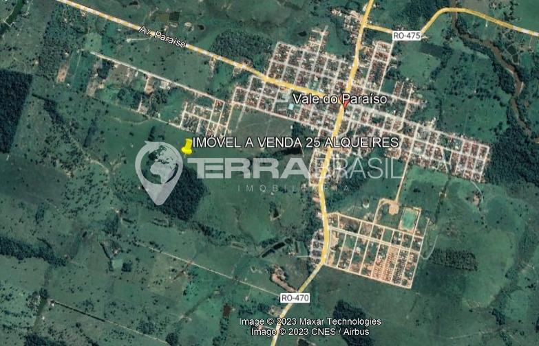 Vende-se 25 Alqueires, dentro da cidade de  Vale do Paraíso-RO