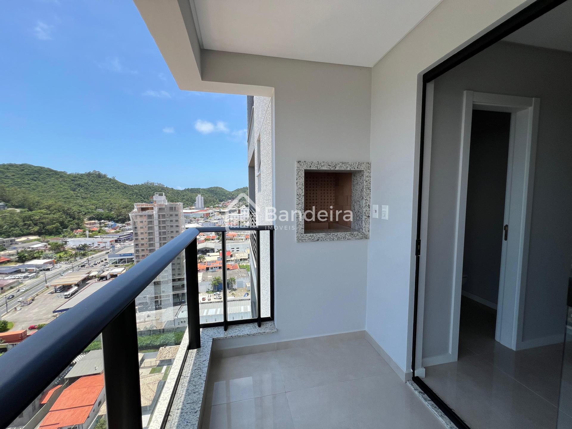 Apartamento a venda bairro Fazenda Itajaí vista mar com 2 suít...