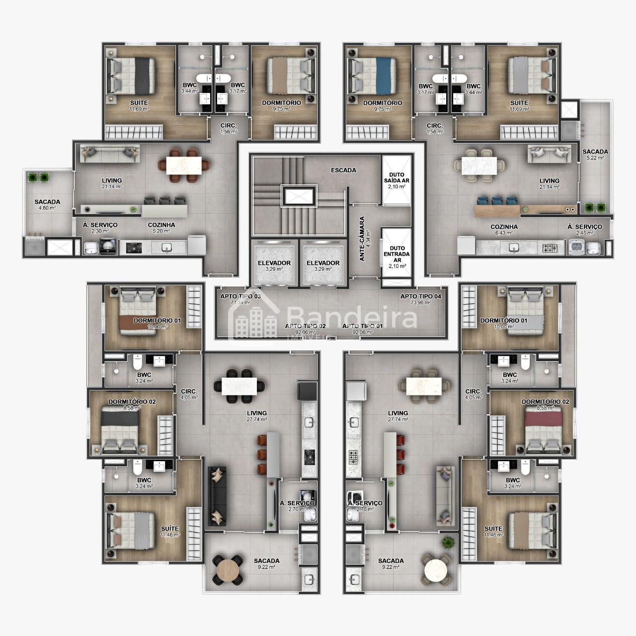Apartamento à venda, Vila Operaria, ITAJAI - SC, Praticamente ...