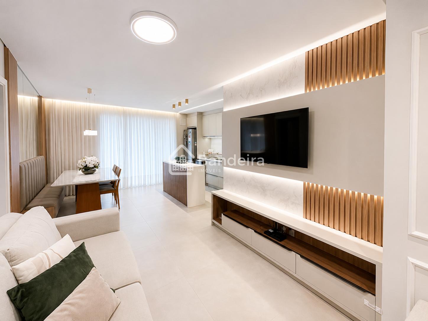 Apartamento Sofisticado no Edifício Pienza | 1 Suíte + 2 Demi-...