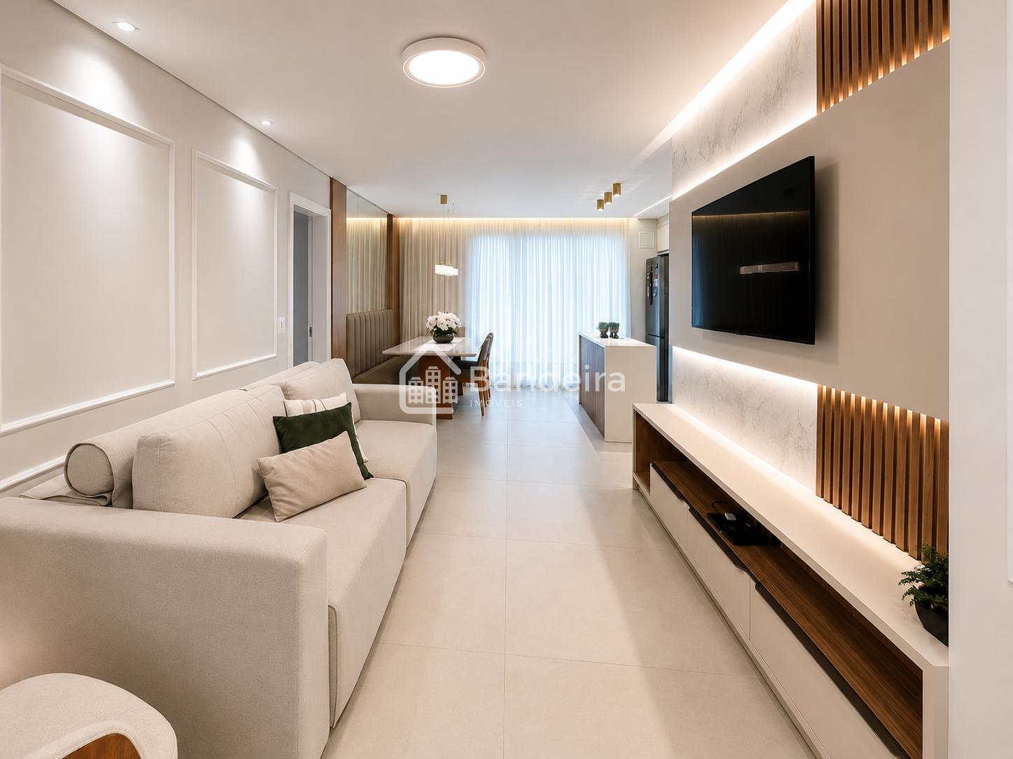 Apartamento Sofisticado no Edifício Pienza | 1 Suíte + 2 Demi-...