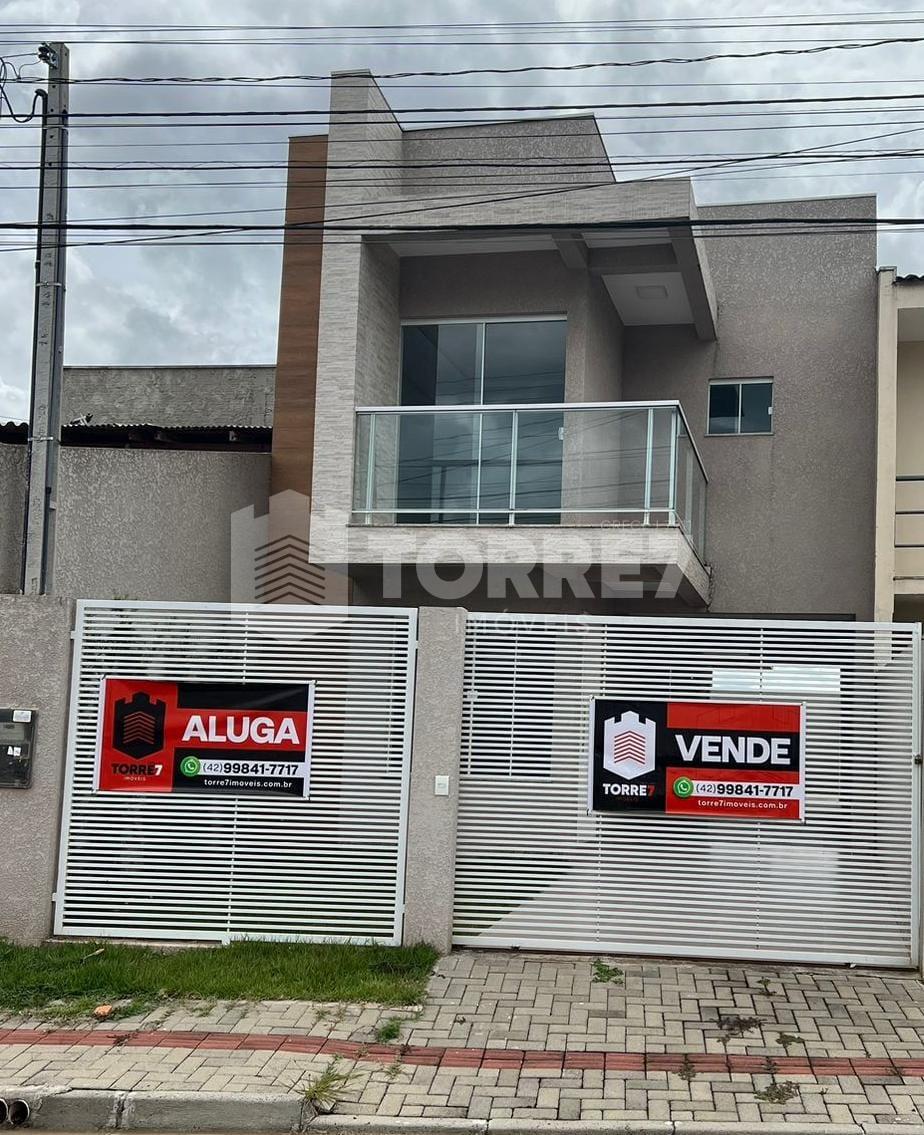 SOBRADO NOVO, DISPONÍVEL PARA VENDA   BAIRRO DOS ESTADOS- GUARAPUAVA PR