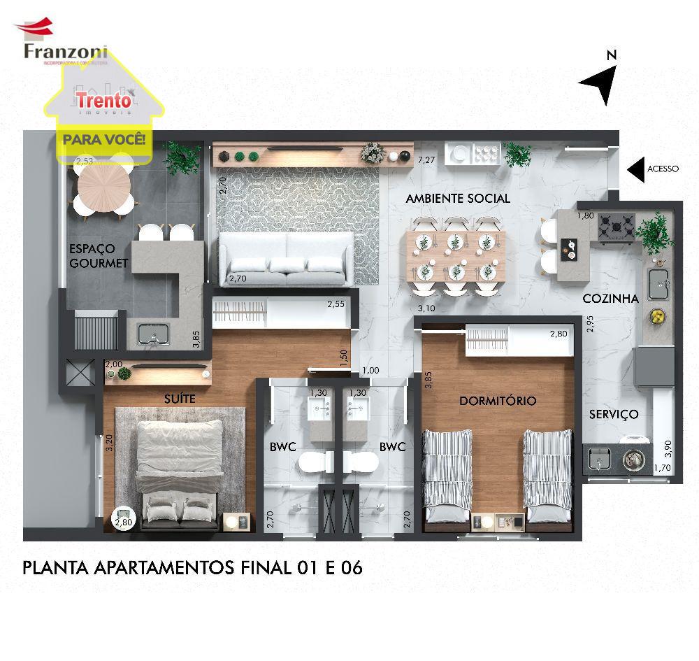 LANÇAMENTO RESIDENCIAL LA VITA,  CENTRO, PATO BRANCO - PR