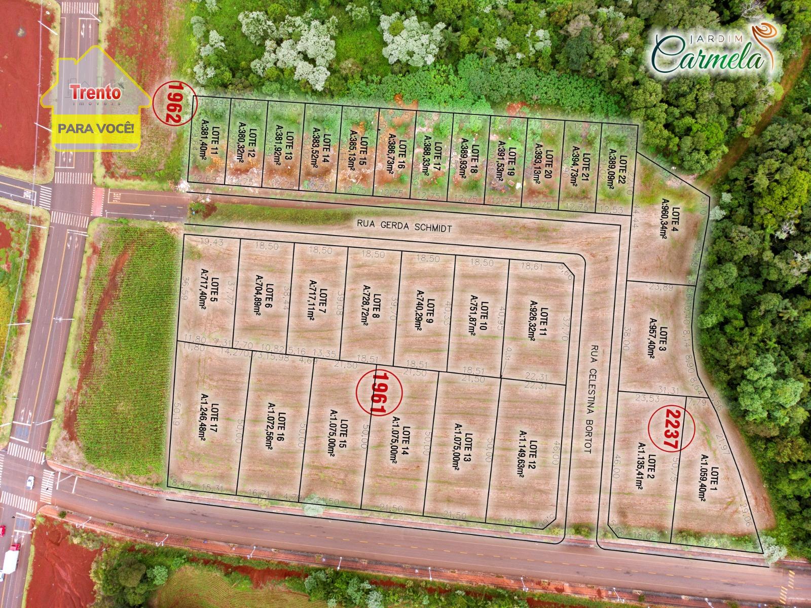LOTEAMENTO JARDIM CARMELA LOCALIZADO NA RUA TOCANTINS PROX. PB...