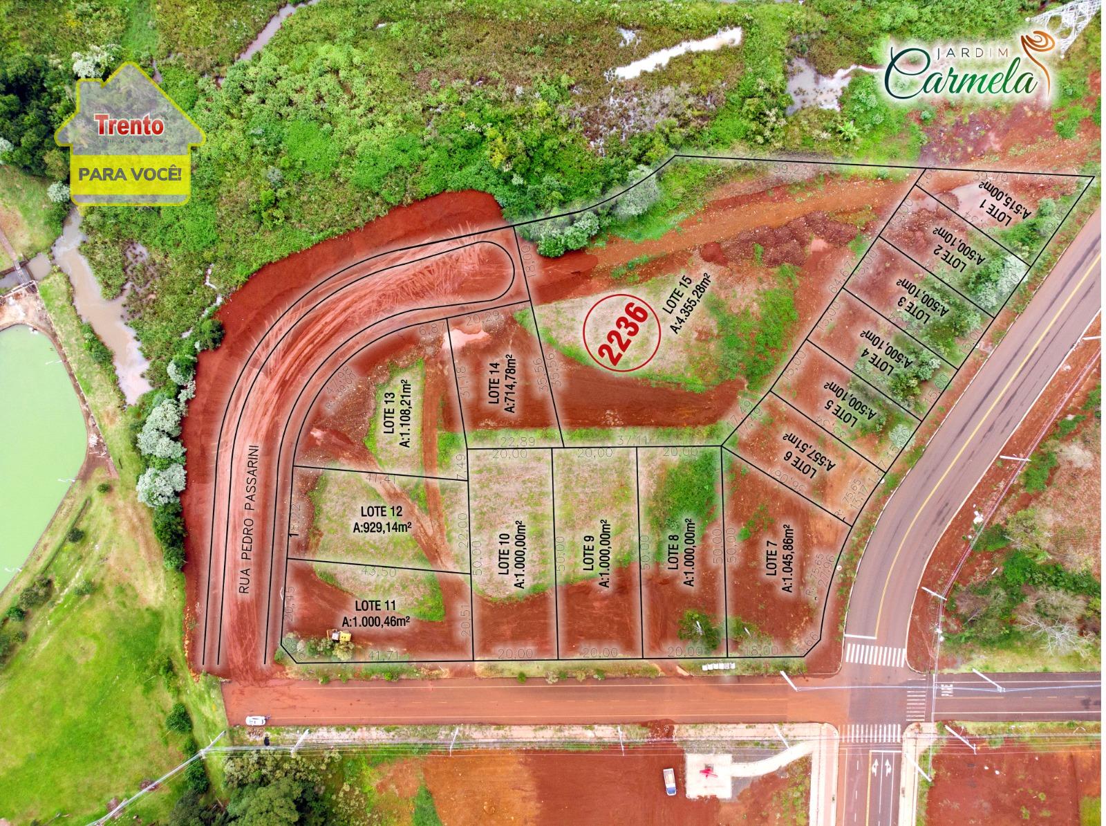 LOTEAMENTO JARDIM CARMELA LOCALIZADO NA RUA TOCANTINS PROX. PB...