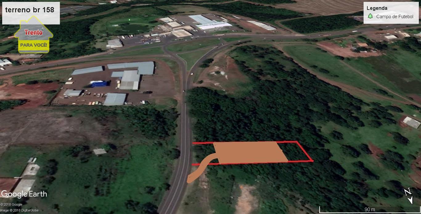 TERRENO À VENDA NA BR 158, PATO BRANCO - PR - TREVO DA CATTANI.