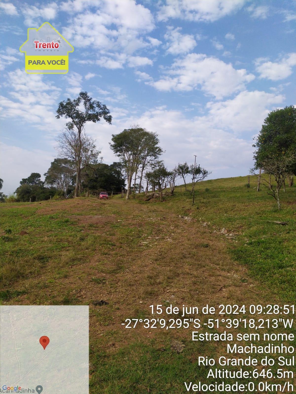 CHÁCARA EM MACHADINHO RS  - MEDINDO 95.162M  - TODA CERCADA.