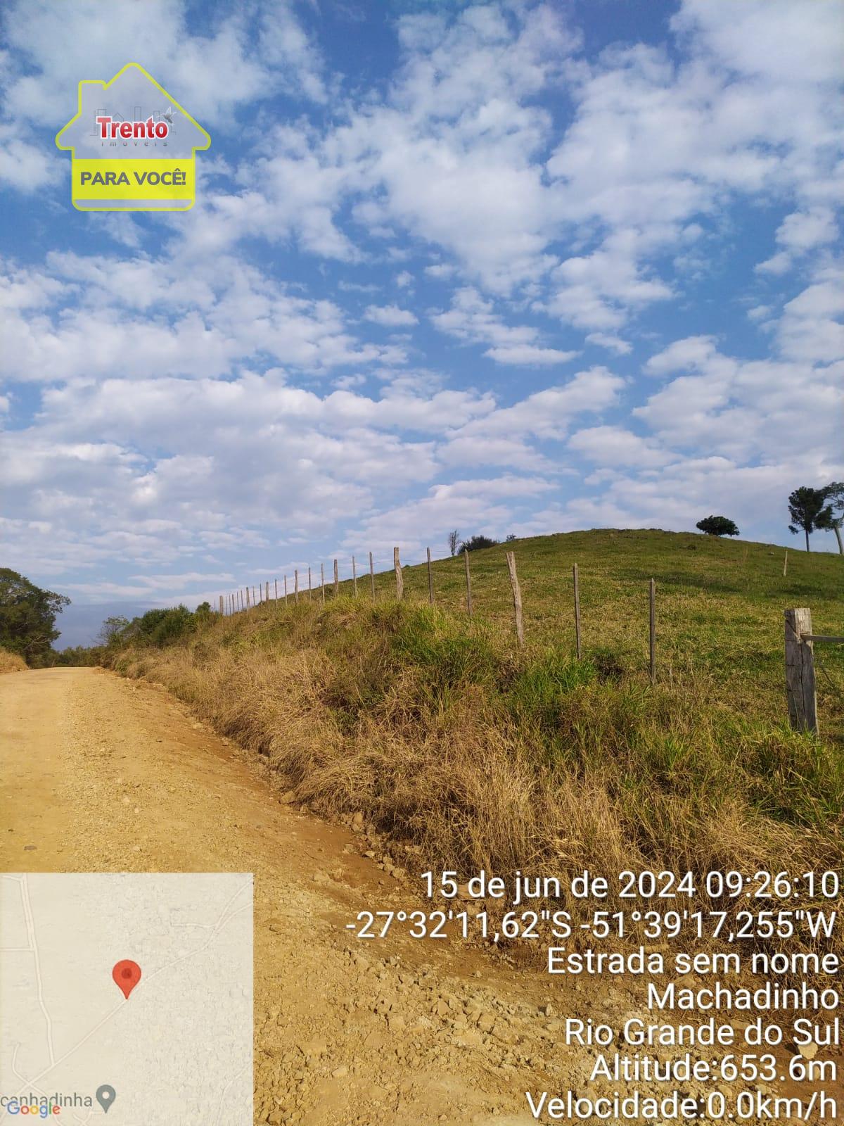 CHÁCARA EM MACHADINHO RS  - MEDINDO 95.162M  - TODA CERCADA.